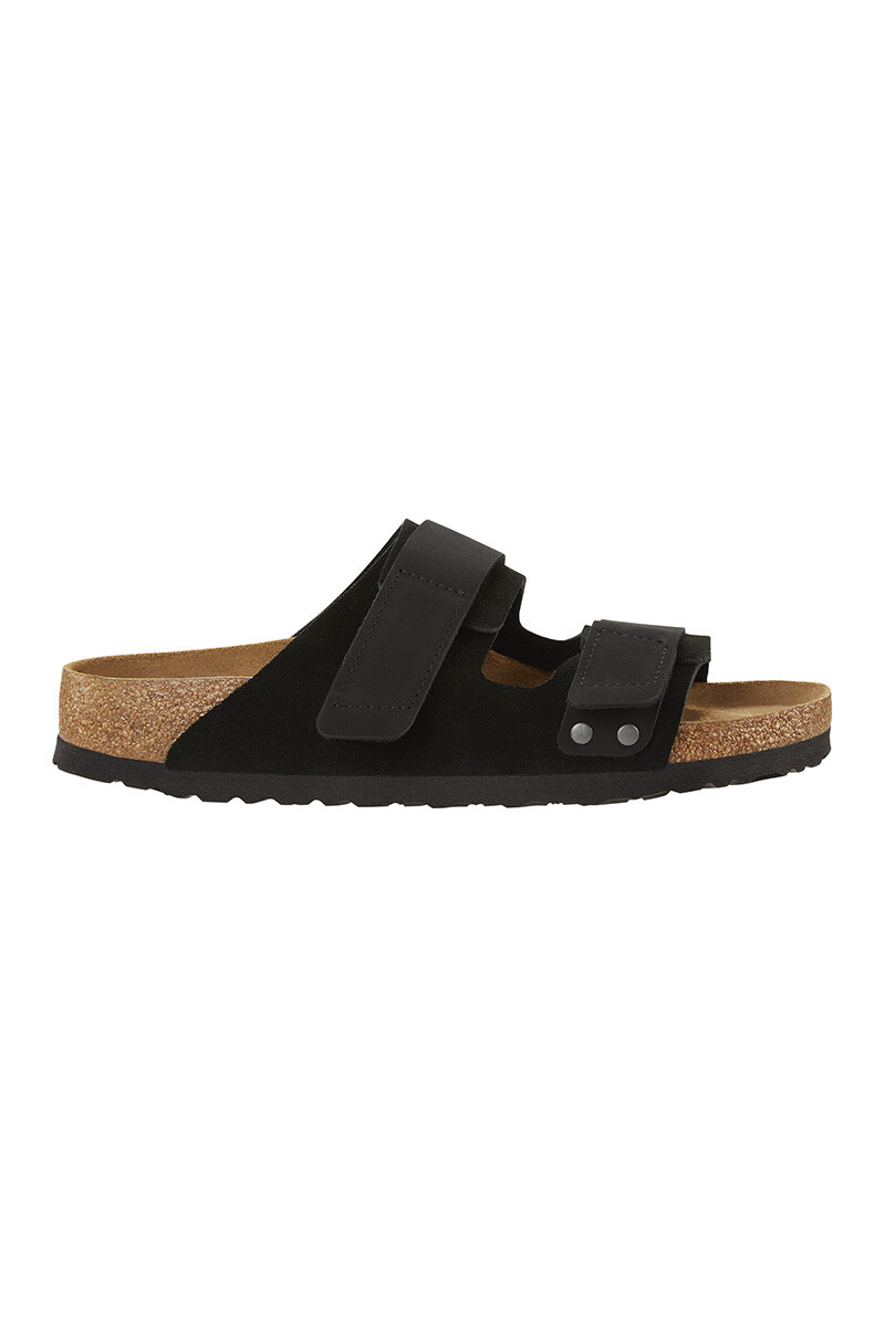 Sandalia Uji Nubuck/suede Leather - Estrecho Black