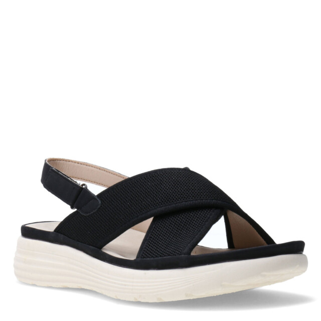 Sandalias de Mujer Lady Confort CHAPELLE con tiras cruzadas Negro