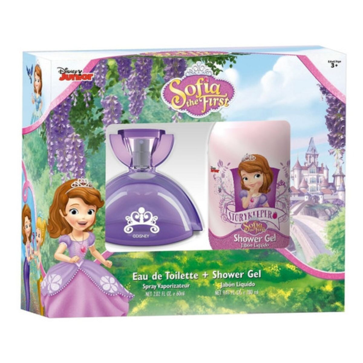 Perfume Disney Princesita Sofía EDT 60 ML + Jabón Líquido 280 ML 
