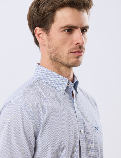 CAMISA CUADROS Azul