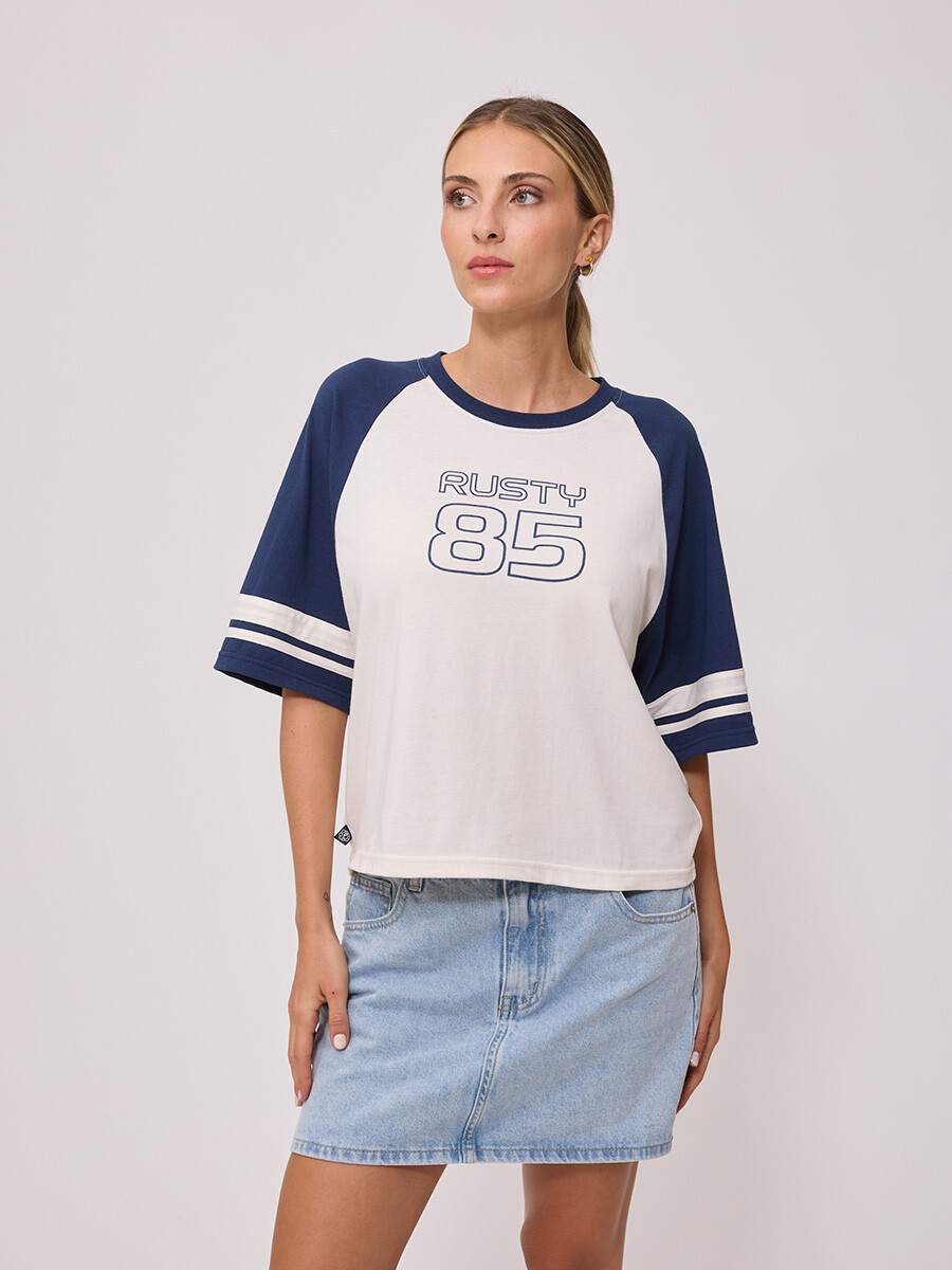 T-SHIRT NAYAN RUSTY - Azul Marino 