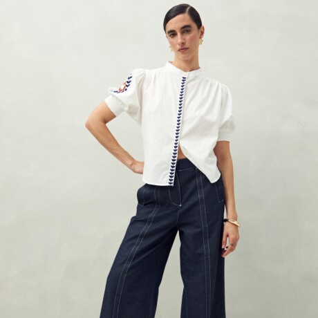 PANTALON ROMANE Indigo