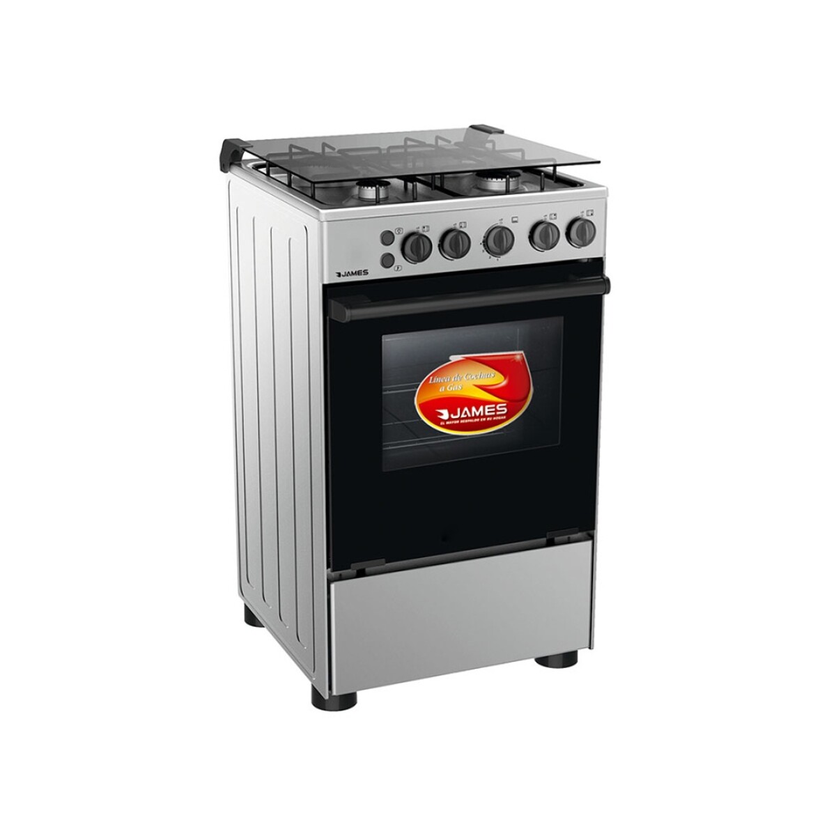 COCINA A GAS C-510 MIT G2 JAMES INOX. 