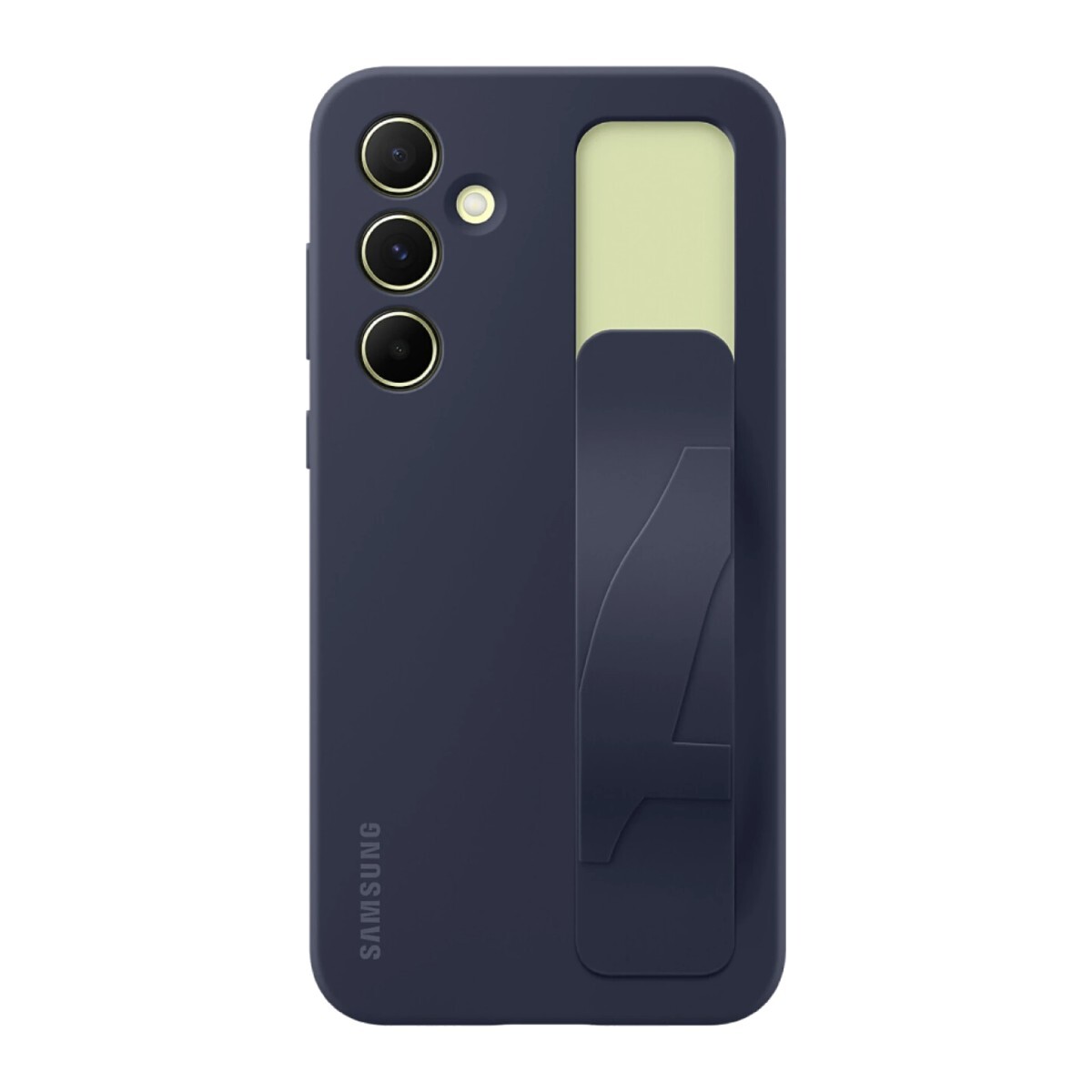 Funda Samsung Standing Grip Case con Correa y Soporte para Galaxy A55 5G - Black 