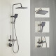 GRIFERIA BARRA DE DUCHA ALUMINIO GRAFITO GUNMETAL MATE GRAFITO-GUNMETAL