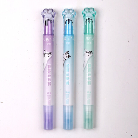 MARCADORES ROLLER PAW CON BRILLANTINA X3 001