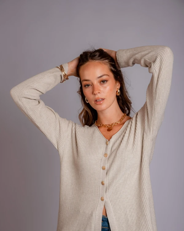 Blusa Marina beige