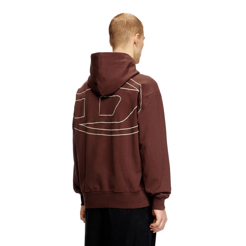 Polerones Para Hombre S-Macs-Hood-Megoval-D Swea Marron