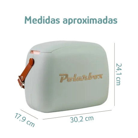 Conservadora Lunchera Térmica Pop 6L Polarbox c/2 Tuppers Matcha Gold