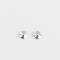 Aros Pasantes Con cubic zirconia Aros Con Cubic Zirconia - Plateado