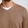 SWEATER CUELLO V TAUPE