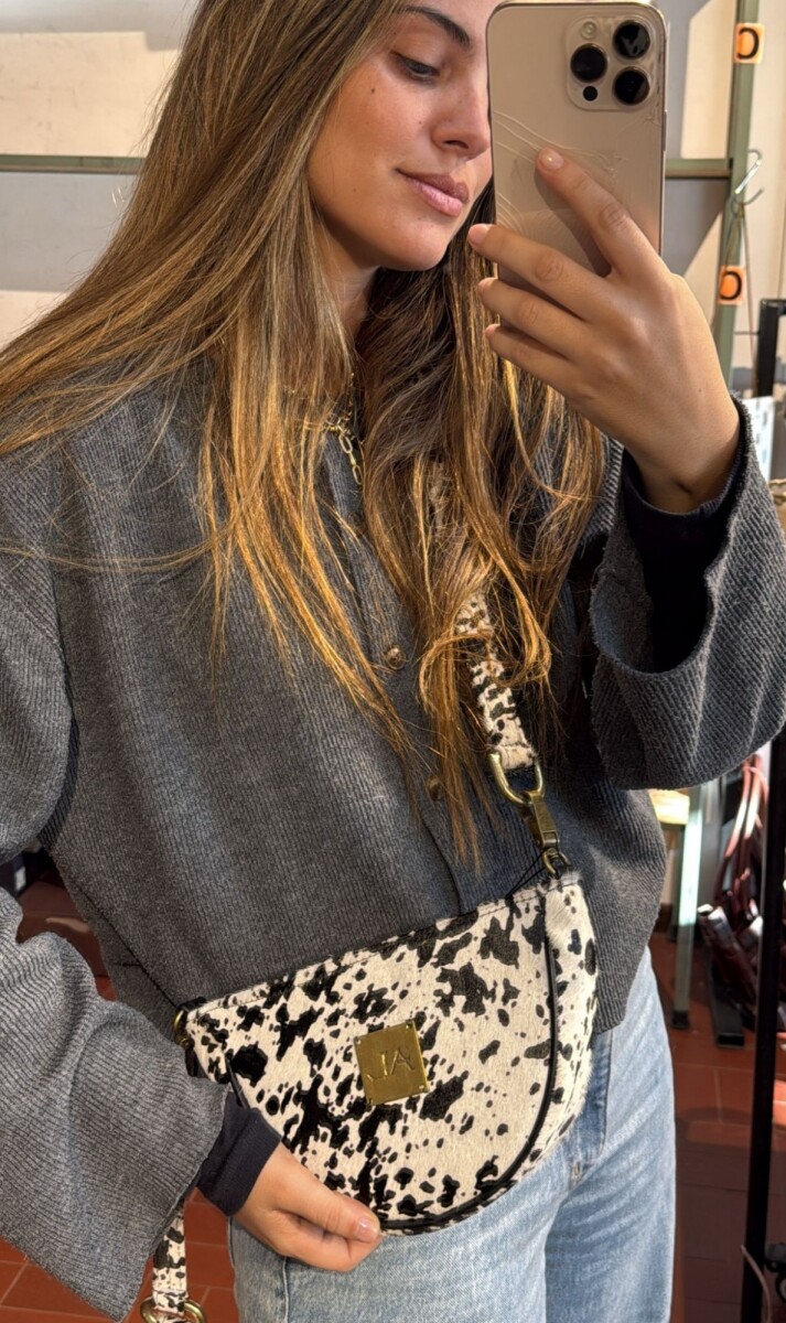 Brassy Bag Print - Negro / Blanco 