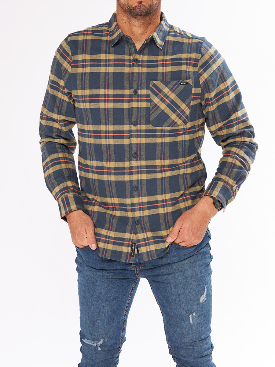 CAMISA TAGO RUSTY - Azul 