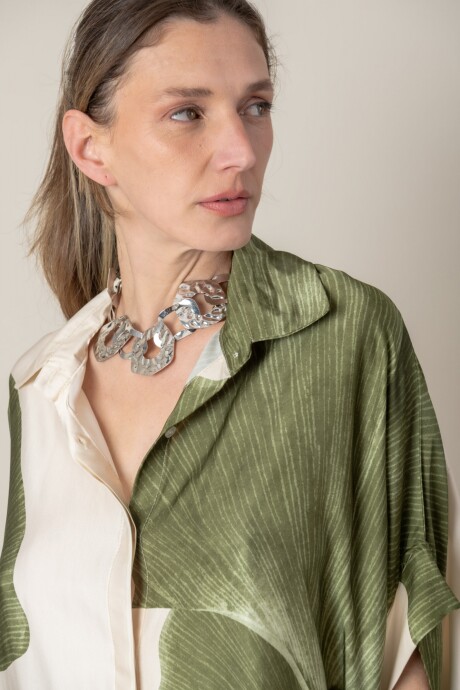 CAMISA HOJA Verde
