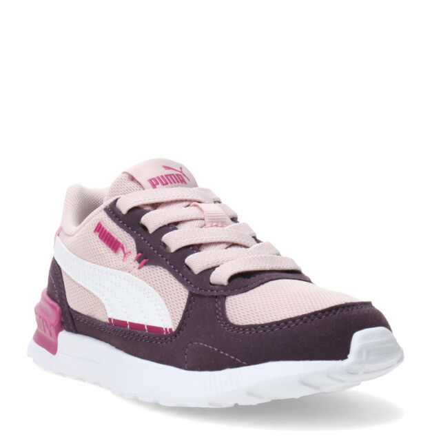 Championes Infantiles Puma Graviton AC Rosado - Violeta - Fucsia