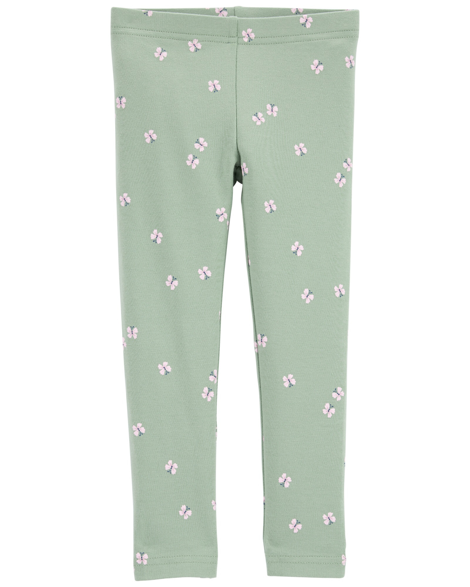 Calza de algodón diseño mariposas Sin color