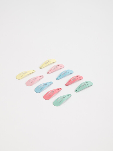 Pack x 10 hebillas Multicolor