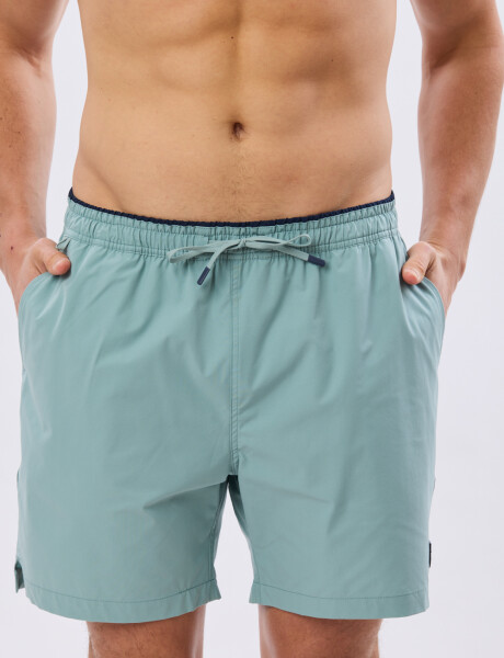 SHORT DE BAÑO LISO Denim