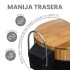 Cesto de basura 5 Litros Residuos Papelera Extraíble Acero Inoxidable Negro cb001 Cesto de basura 5 Litros Residuos Papelera Extraíble Acero Inoxidable Negro cb001