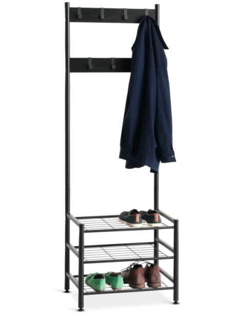 Mueble recibidor ELVERUM acero negro Mueble recibidor ELVERUM acero negro