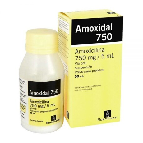 Amoxidal 750 Suspensión 50ml Amoxidal 750 Suspensión 50ml