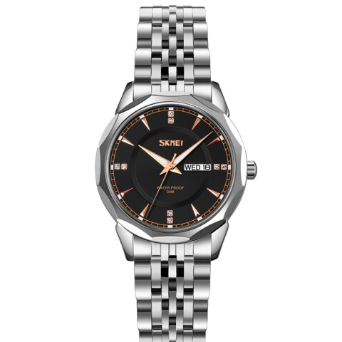 Reloj Skmei 9264SIBK para mujer en acero Reloj Skmei 9264sibk Para Mujer En Acero
