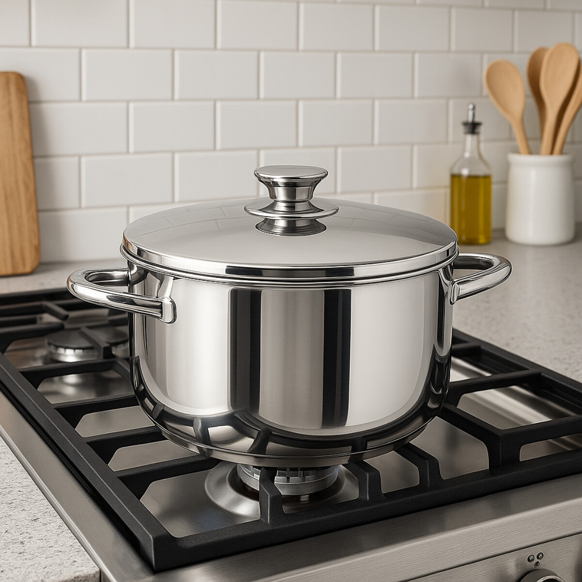 Cacerola inox con tapa Vitrocor 16cm 1.5 lts 