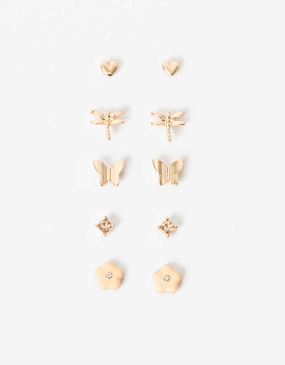 Set De Aros - Dorado 