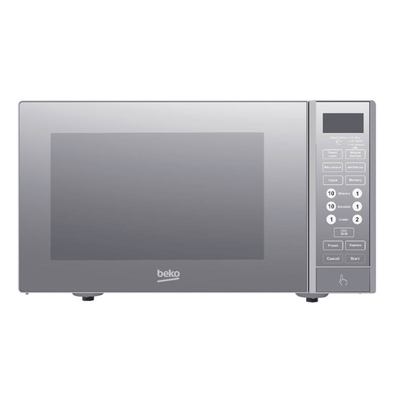 MICROONDAS BEKO MGF 23330 SILVER 23 LITROS Microondas Beko Mgf 23330 Silver 23 Litros