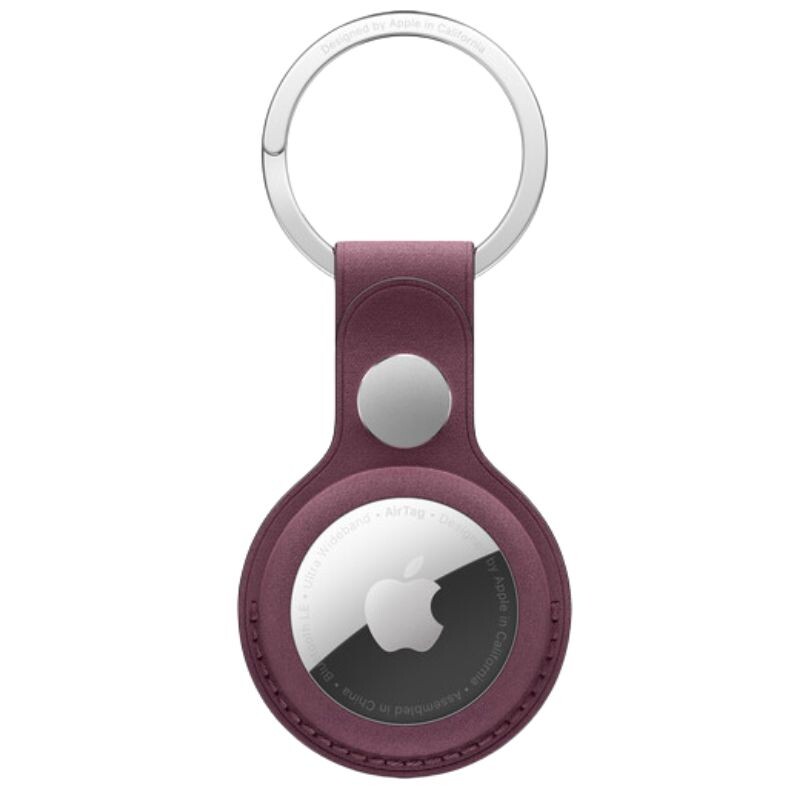 Case Apple Airtag Finewoven key Ring Mulberry Case Apple Airtag Finewoven key Ring Mulberry