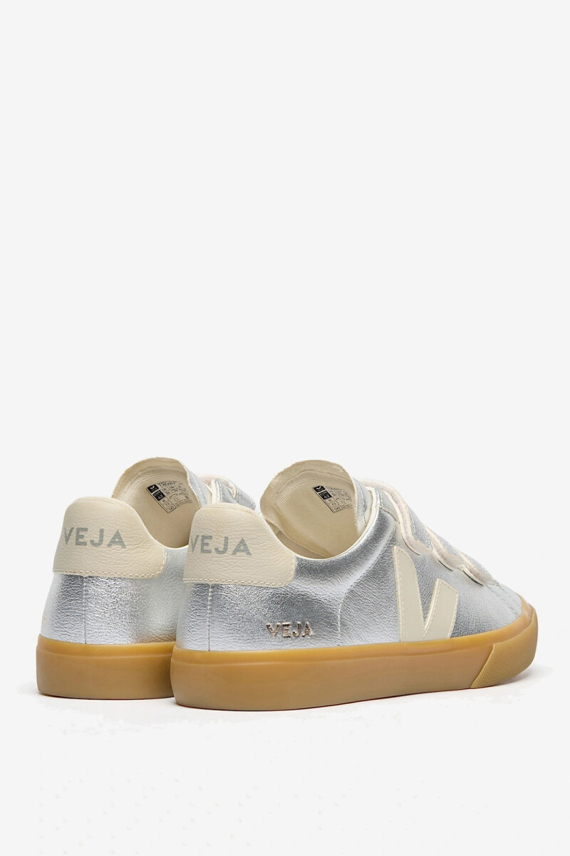 ZAPATILLA RECIFE LOGO LEATHER Plata