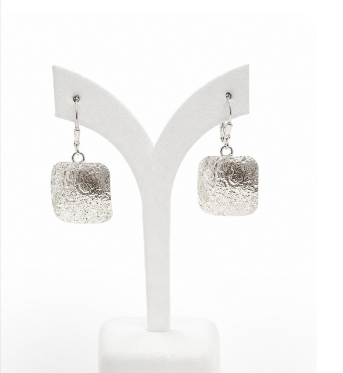 Caravanas pendientes Minimalista en Plata 