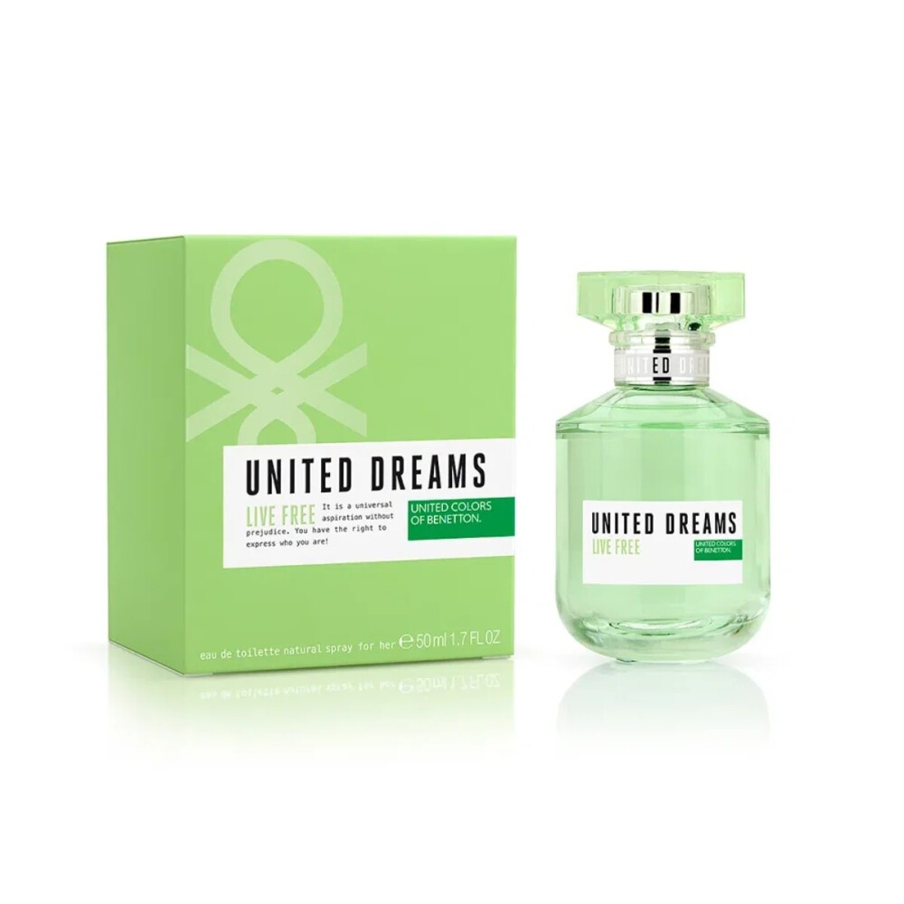 Benetton United Dreams Live Free (Benetton Live) Eau de Toilette 50ml - Femenino