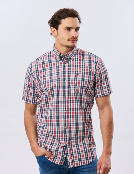 CAMISA CUADROS Rojo
