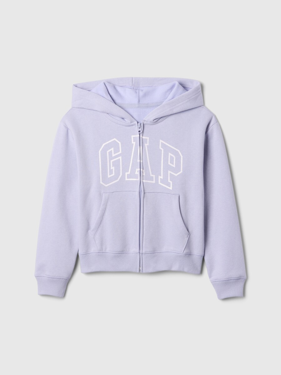 Canguro Logo Con Cierre Niña - Cosmic Sky Purple 15-3 