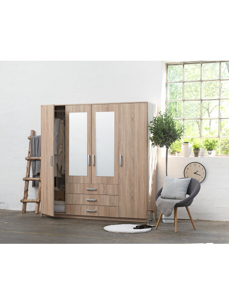 Armario VELLERUP 200x200 combi roble Armario VELLERUP 200x200 combi roble