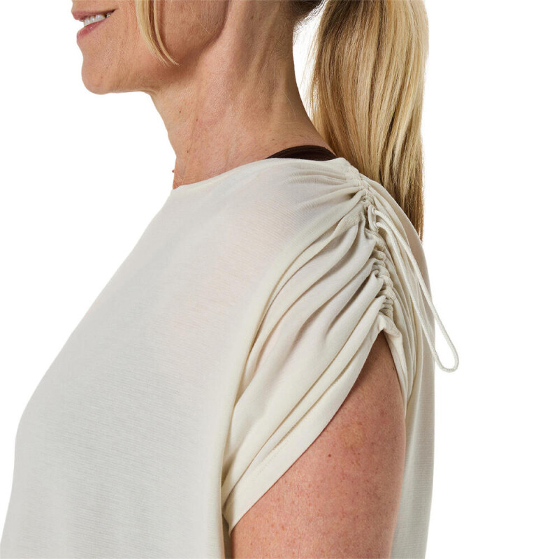 Polo Running Nagino Run Adjustable SS Top Mujer Birch Heather