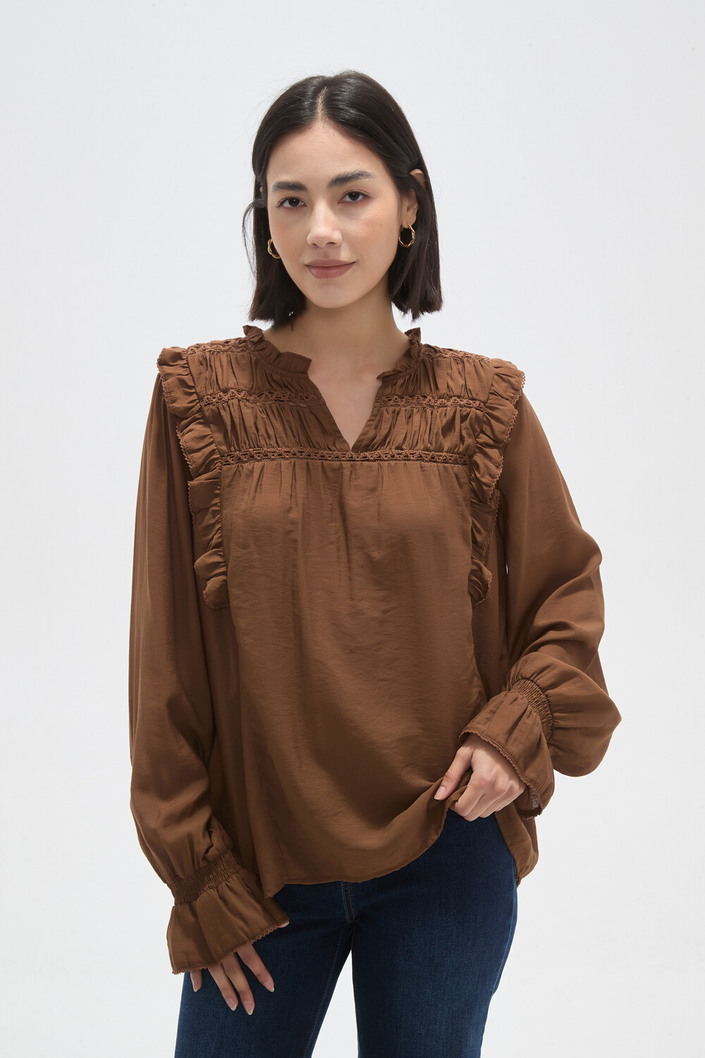 Blusa Tiren Marron