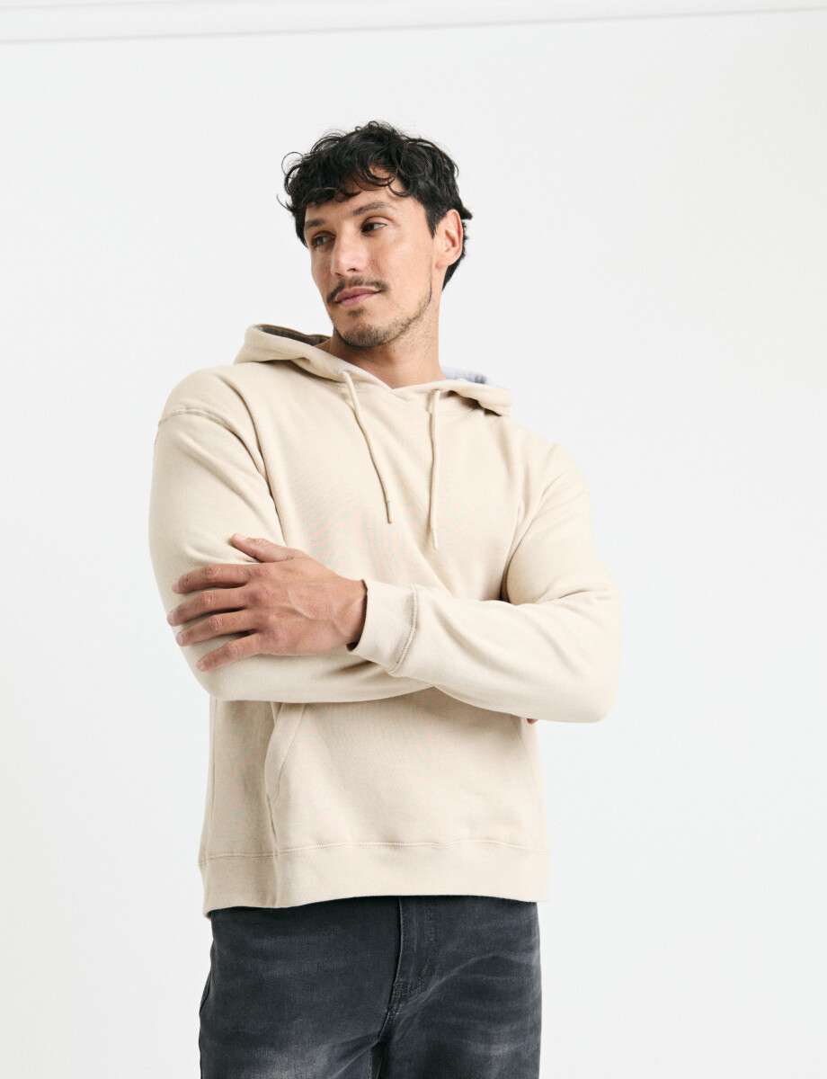 470914 SWEATER CANGURO HARRY Natural