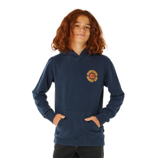 Canguro Rip Curl Pacific Rinse Hood Niño - Azul Canguro Rip Curl Pacific Rinse Hood Niño - Azul