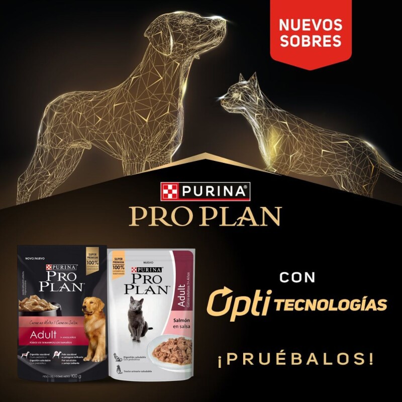 PRO PLAN EN SALSA ADULTO CARNE 100 GRAMOS PRO PLAN EN SALSA ADULTO CARNE 100 GRAMOS