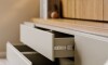 Rack de TV NORD 2.2 - Linea Manhattan Off White / Cinamomo
