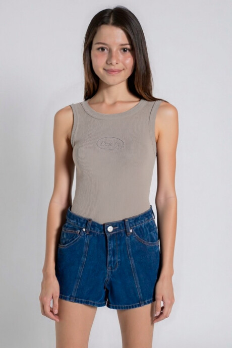 TOP LOREY TEEN DIXIE Gris Claro