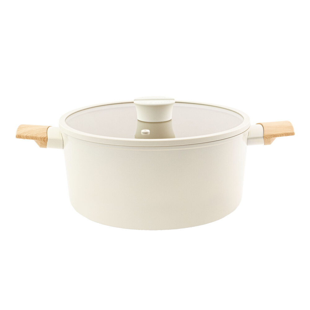 CACEROLA C/ ANTIADHERE NATURAL/BEIGE ALUMINIO HAR07