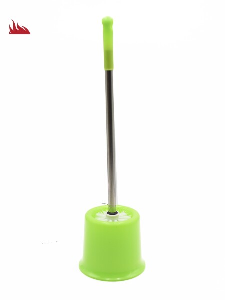 ESCOBILLA PARA BAÑO 52 CM VERDE CLARO