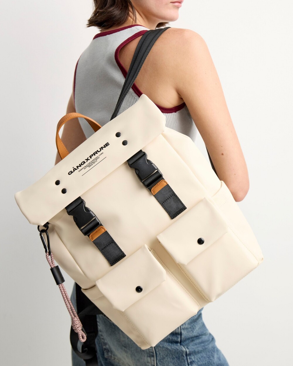 Mochila J Gang en rubber Natural