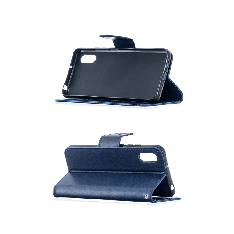 Flip cover Xiaomi Redmi 9A/9AT diseño mariposas azul Flip Cover Xiaomi Redmi 9a/9at Diseño Mariposas Azul