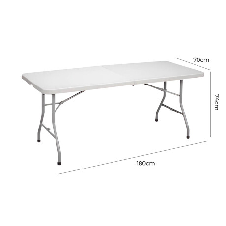 Mesa Plegable 1.80m Camping Jardín Resistente Calidad Mesa Plegable 1.80m Camping Jardín Resistente Calidad