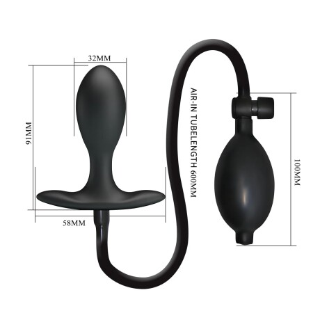 Plug Anal Próstata Inflable Mr Play Plug Anal Próstata Inflable Mr Play