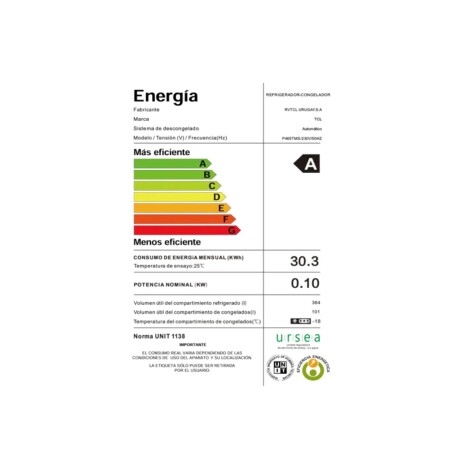 Heladera Inverter 465 LT Frio Seco TCL Gris